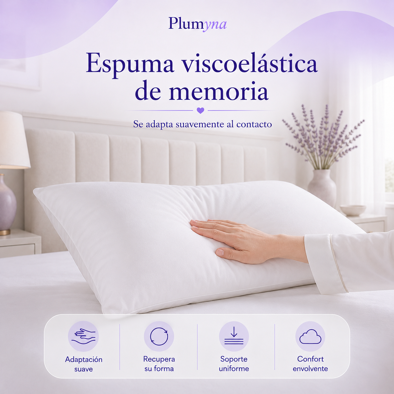 Almohada Visco Nube Pack x2