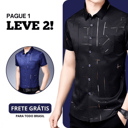 Camisa Masculina Xadrez