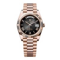 Ouro rose e preto