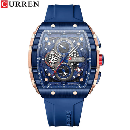 Relógio Masculino Esportivo Curren - Square