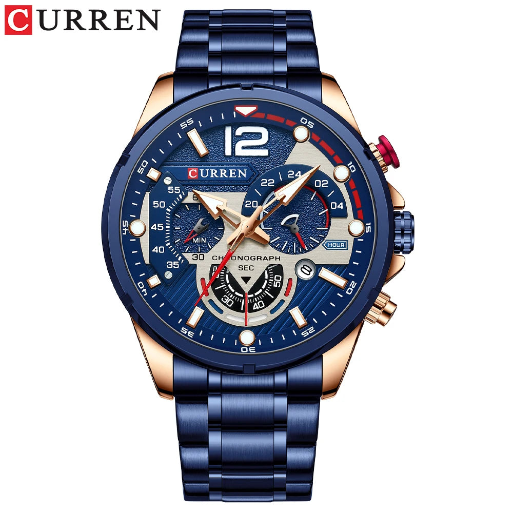 Relógio Masculino de Quartzo Curren - Valois Sport