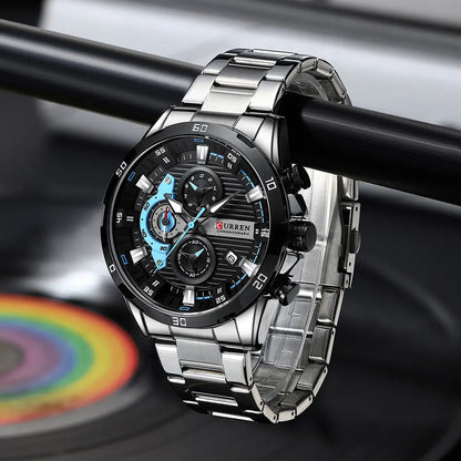 Relógio Masculino Esportivo Curren - Carbon