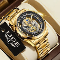 Dourado e preto
