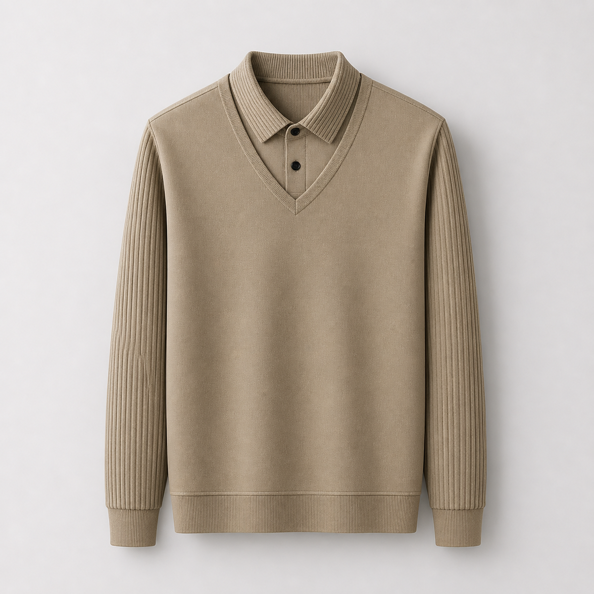 Camisa Masculina Polo V-Line Premium Casual e Social