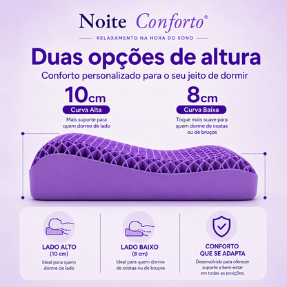 Travesseiro Gel Colmeia Noite Conforto™