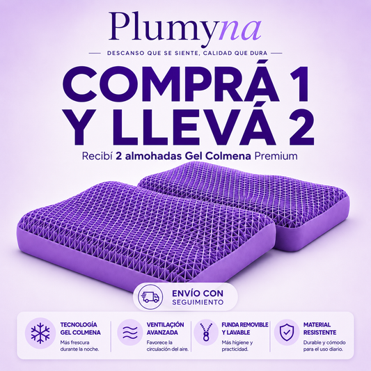 Almohada Gel Colmena Pack x2