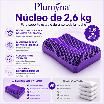 Almohada Gel Colmena Premium | Plumyna