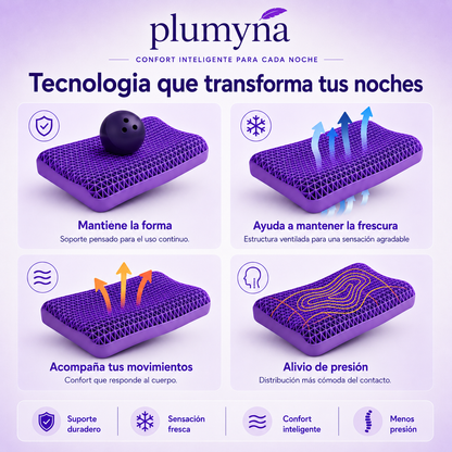 Almohada Gel Colmena Premium | Plumyna