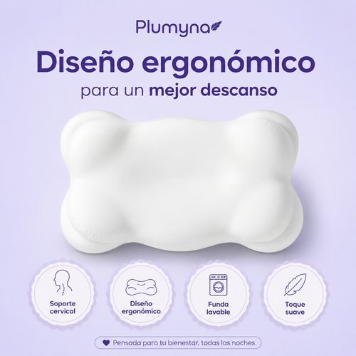 Almohada Ergonómica Nube Premium