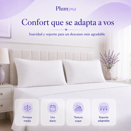 Almohada Visco Nube Pack x2