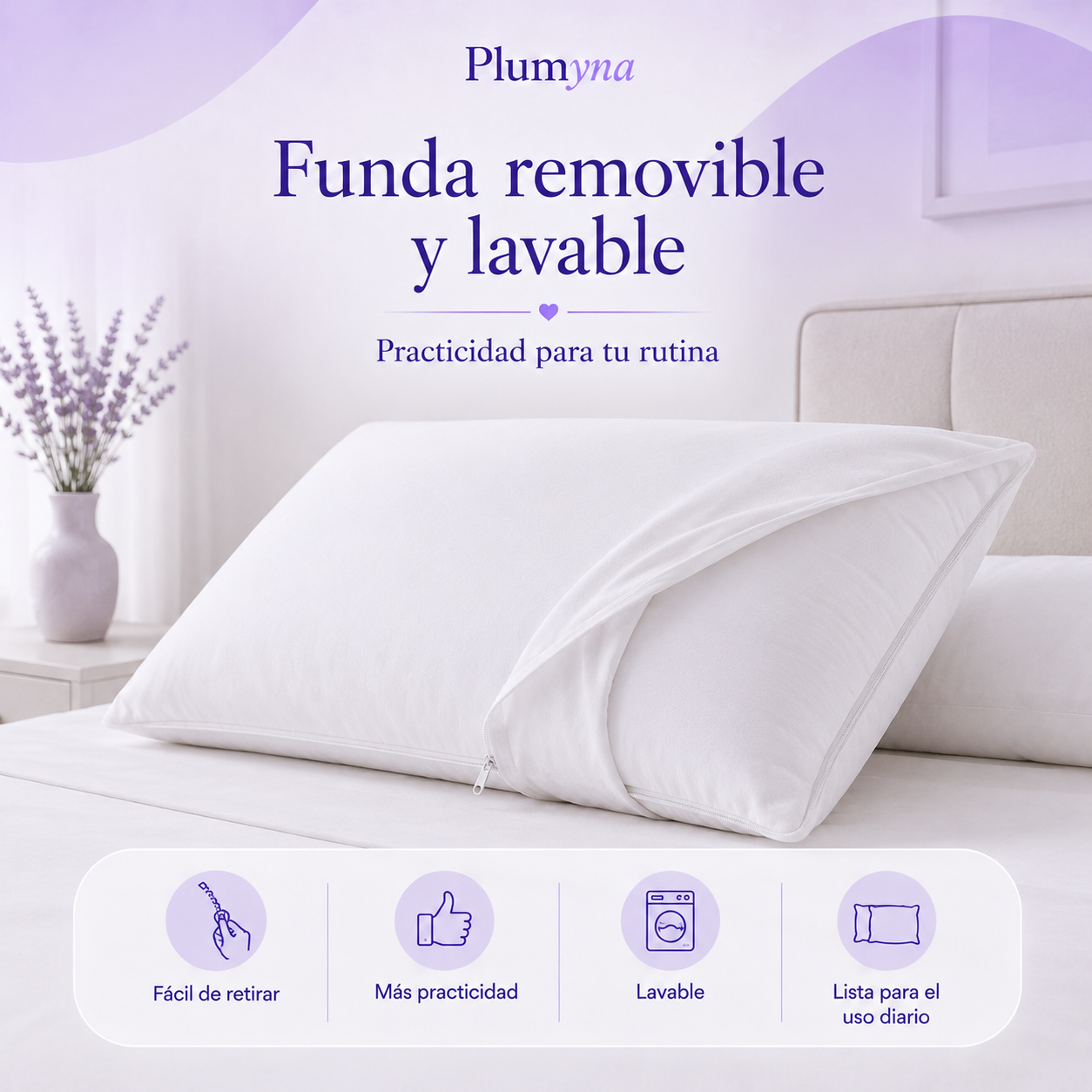 Almohada Visco Nube Pack x2