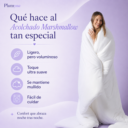 Acolchado Marshmallow Premium | Plumyna