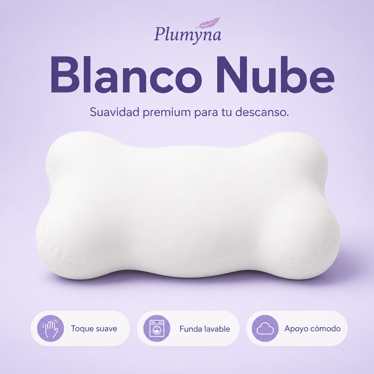 Almohada Ergonómica Nube Premium