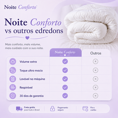 Edredom Nuvem Noite Conforto™