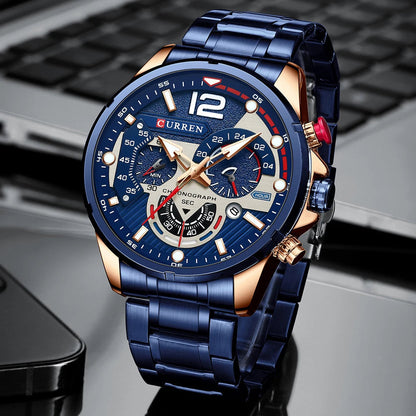 Relógio Masculino de Quartzo Curren - Valois Sport