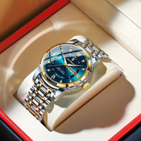 Dourado e azul