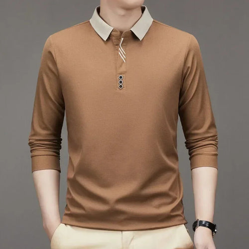Camisa Polo Comprida Gola Sofisticada
