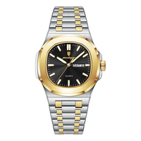 Dourado e preto