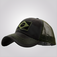 4Boné Verde Trucker